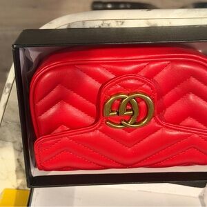 Red Quilted Bag
